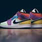 BL - AJ1 rainbow stitching