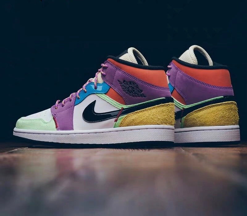 BL - AJ1 rainbow stitching