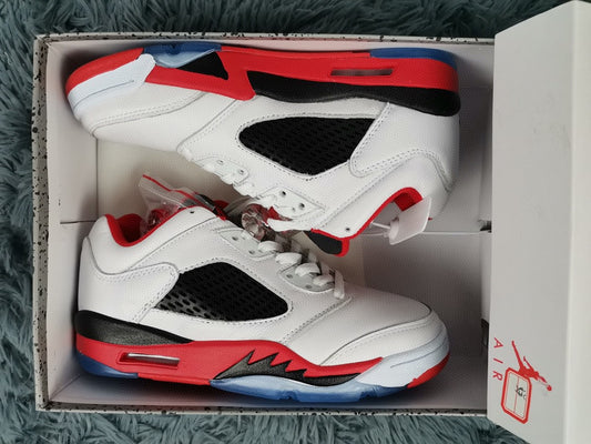 Nike air Jordan 5 Low &#8216;Fire Red&#8217; For Men 819171-101