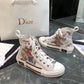BL - DIR B23 Flowers Technical Canvas Sneaker