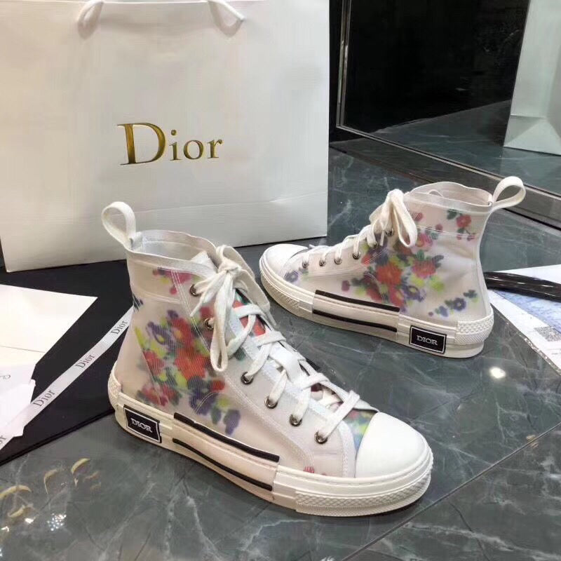 BL - DIR B23 Flowers Technical Canvas Sneaker