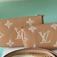 LV Multi Pochette Accessoires Monogram Empreinte Arizona Beige / Cream For Women,  Shoulder And Crossbody Bags 9.8in/25cm LV M45983