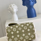 LV Speedy Bandoulière 20 Monogram Empreinte Khaki Green/Beige/Cream For Women, WoHandbags 8.1in/21cm LV M46118