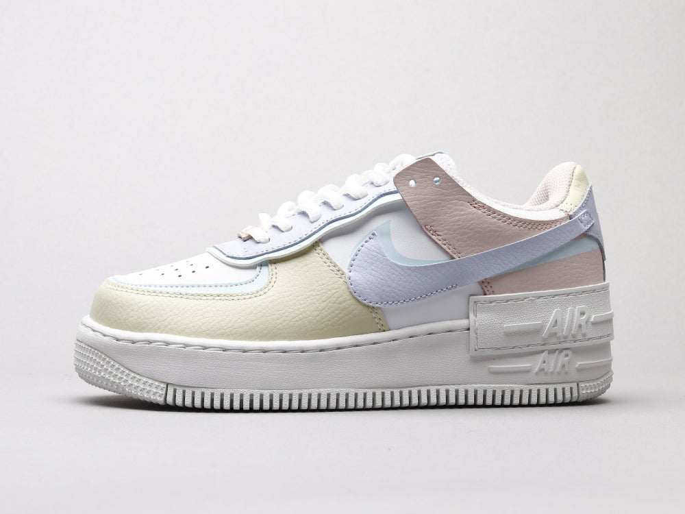 BL - AF1 Deconstructed White Blue Powder Macarons