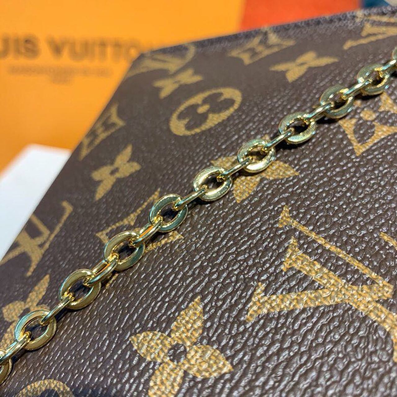 LV Toiletry Pouch On Chain Monogram Canvas For Women, WoBags, Shoulder And Crossbody Bags 7.5in/19cm LV M47544