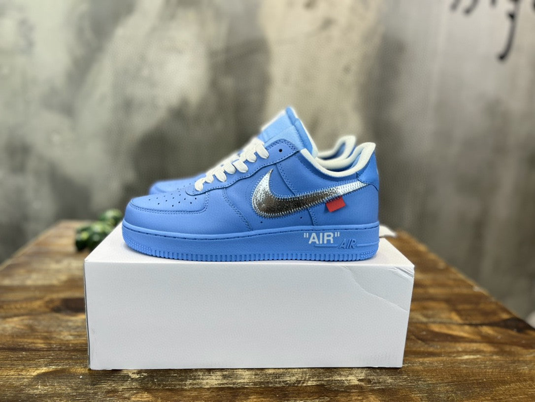 NK Off White AR.FRC 1 Low MCA Sneakers "Blue" For Men CI1173400