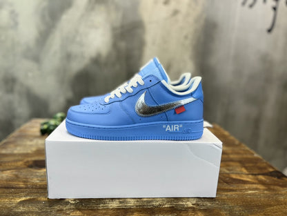 NK Off White AR.FRC 1 Low MCA Sneakers "Blue" For Men CI1173400
