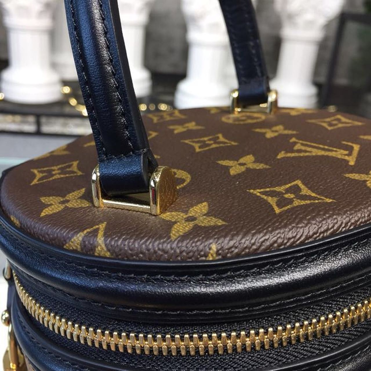 LV Cannes Monogram And Monogram Reverse Canvas By Nicolas Ghesquiere For Women, Women’s Handbags, Shoulder And Crossbody Bags 5.9in/15cm LV M43986