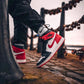 BL - AJ1 High Six Crowns Black and Red