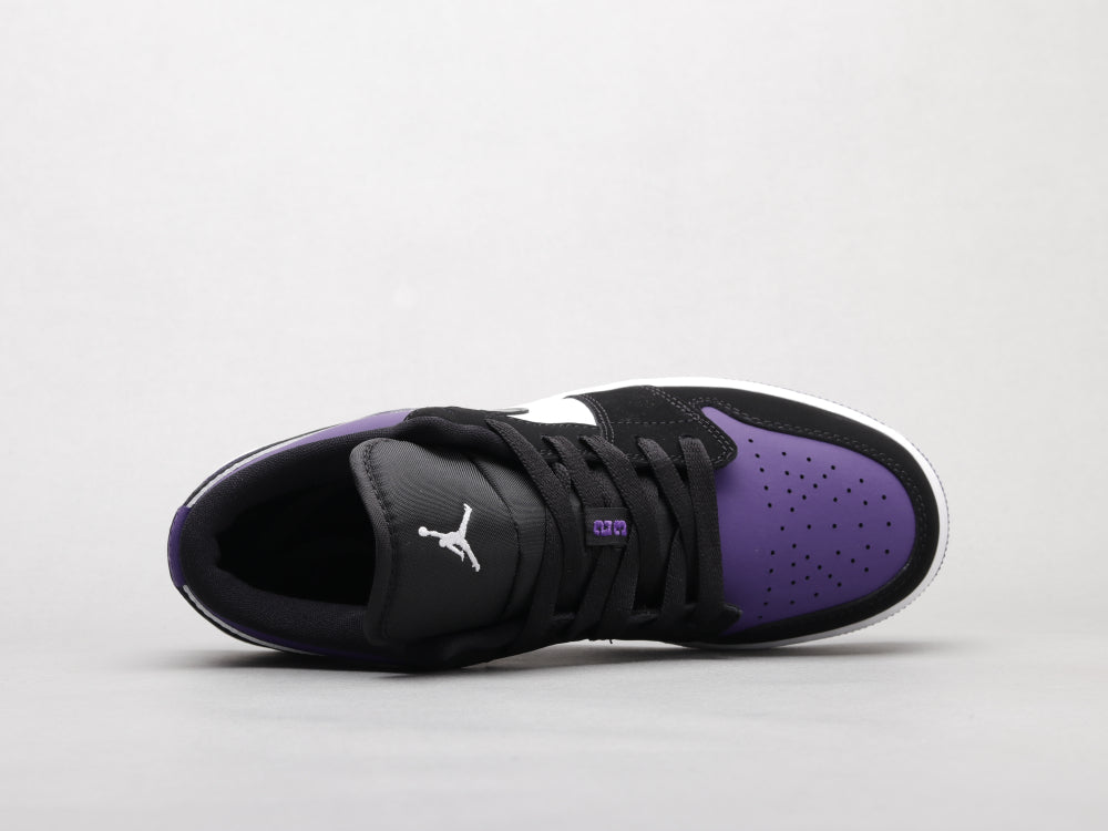 BL - AJ1 Black and purple toes