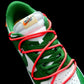 BL - OW x Dunk Low White Green