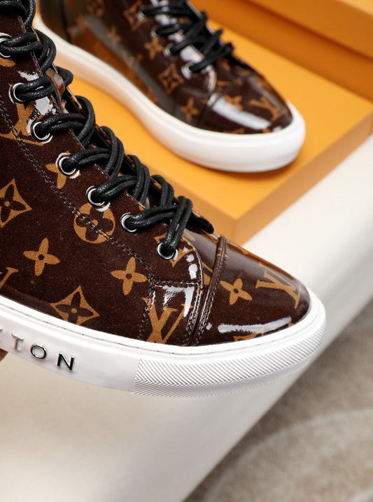 BL - LUV Stellar Trainer Boot Brown Sneaker
