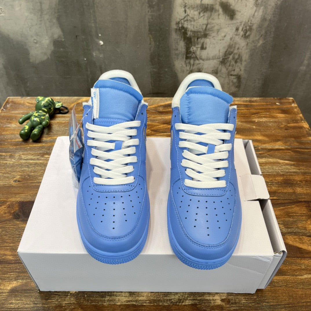 NK Off White AR.FRC 1 Low MCA Sneakers "Blue" For Men CI1173400