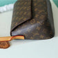 LV Mini Looping Flap Shoulder Bag Monogram For Women 9.4in/24cm Brown LV M51147