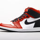 BL - AJ1 satin snake print