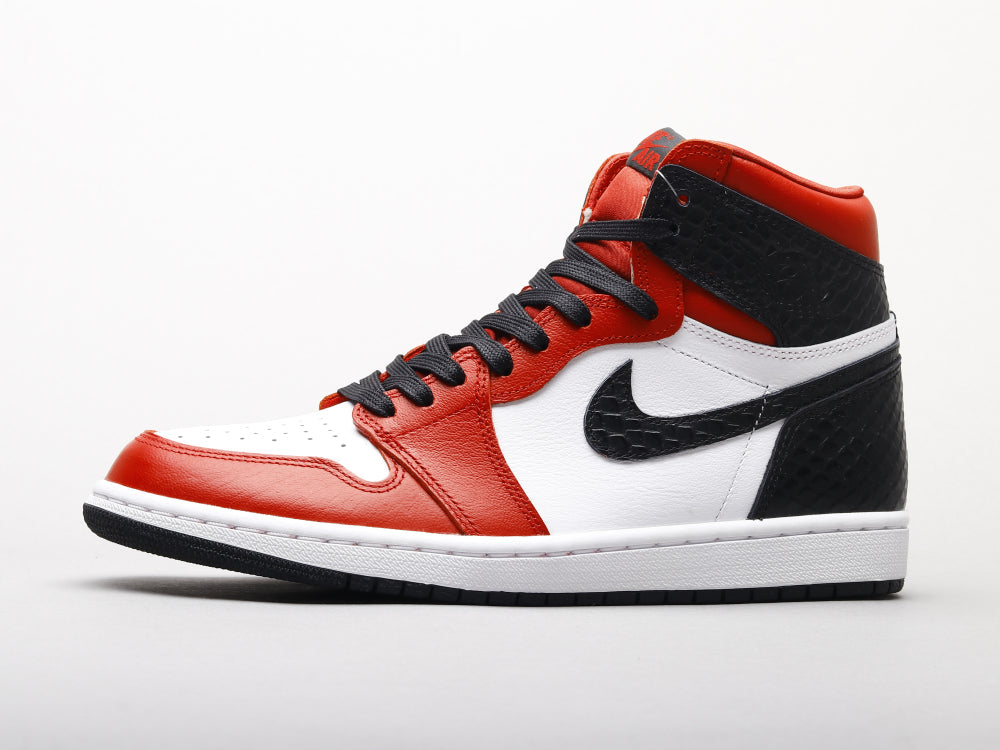 BL - AJ1 satin snake print