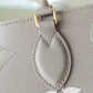 LV Onthego MM Tote Bag In Monogram Canvas Sunset Kaki For Women 13.8in/35cm LV M20510