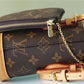 LV Nano Bucket Bag Monogram Canvas Brown For Women Brown 6.7in/17cm LV 
