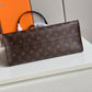 LV Onthego MM Fall In Love Monogram Heart Tote Bag Brown For Women 35cm LV