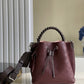 LV Muria Bucket Bag For Women, Women’s Handbags, Shoulder And Crossbody Bags Burgundy 9.8in/25cm LV