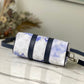 LV Keepall XS Monogram Watercolor Blue Canvas By Virgil Abloh For Men, Bags, Shoulder And Crossbody Bags 8.3in/21cm LV M45761