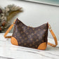 LV Boulogne Monogram Canvas Natural Beige For Women, Women’s Handbags, Shoulder And Crossbody Bags 11.4in/29cm LV M45832