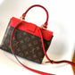 LV Locky BB Monogram Canvas Red For Women,  Shoulder And Crossbody Bags 7.9in/20cm LV M44322