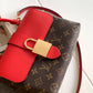 LV Locky BB Monogram Canvas Red For Women,  Shoulder And Crossbody Bags 7.9in/20cm LV M44322