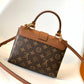 LV Locky BB Monogram Canvas Caramel Brown For Women, Women’s Handbags, Shoulder And Crossbody Bags 7.9in/20cm LV M44654