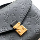 LV Pochette Metis Monogram Empreinte Black For Women,  Shoulder And Crossbody Bags 9.8in/25cm LV M41487