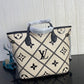 LV Neverfull MM Monogram Empreinte Beige For Women,  Tote Bags 12.2in/31cm LV M46039