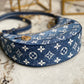 LV Loop Since 1854 Jacquard Navy Blue By Nicolas Ghesquière For Cruise Show, WoHandbags 9.1in/23cm LV M81166