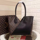 LV Kimono MM Tote Bag Monogram Canvas Black For Women, WoHandbag Shoulder Bags 15.4in/39cm LV M41855