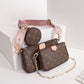 LV Multi Pochette Accessoires Monogram Canvas Pink For Women,  Shoulder And Crossbody Bags 9.4in/24cm LV M44840