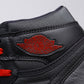 BL - AJ1 black and red silk