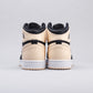 BL - AJ1 black pink toe women's shoes