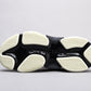 BL - Bla Triple S Black And White Blue Sneaker