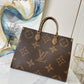 LV OnTheGo GM Tote Bag Monogram And Monogram Reverse Canvas For Women, Women’s Handbags 16.1in/41cm LV M44576
