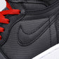 BL - AJ1 black and red silk