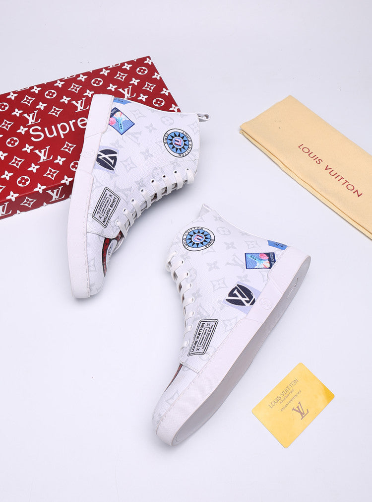 BL - LUV Stellar Trainer Boot White Sneaker