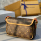 LV Tikal PM Monogram Canvas For Women,  Shoulder Bags 23cm LV M40078