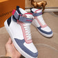 BL - LUV Rivoli High Pink Blue White Sneaker