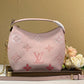 LV Marshmallow Hobo Bag Monogram Empreinte Pink For Women,  Shoulder And Crossbody Bags 9.4in/24cm LV M45697