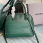 Balen Ville XXS Handbag In Dark Green, For Women,  Bags 8.6in/22cm