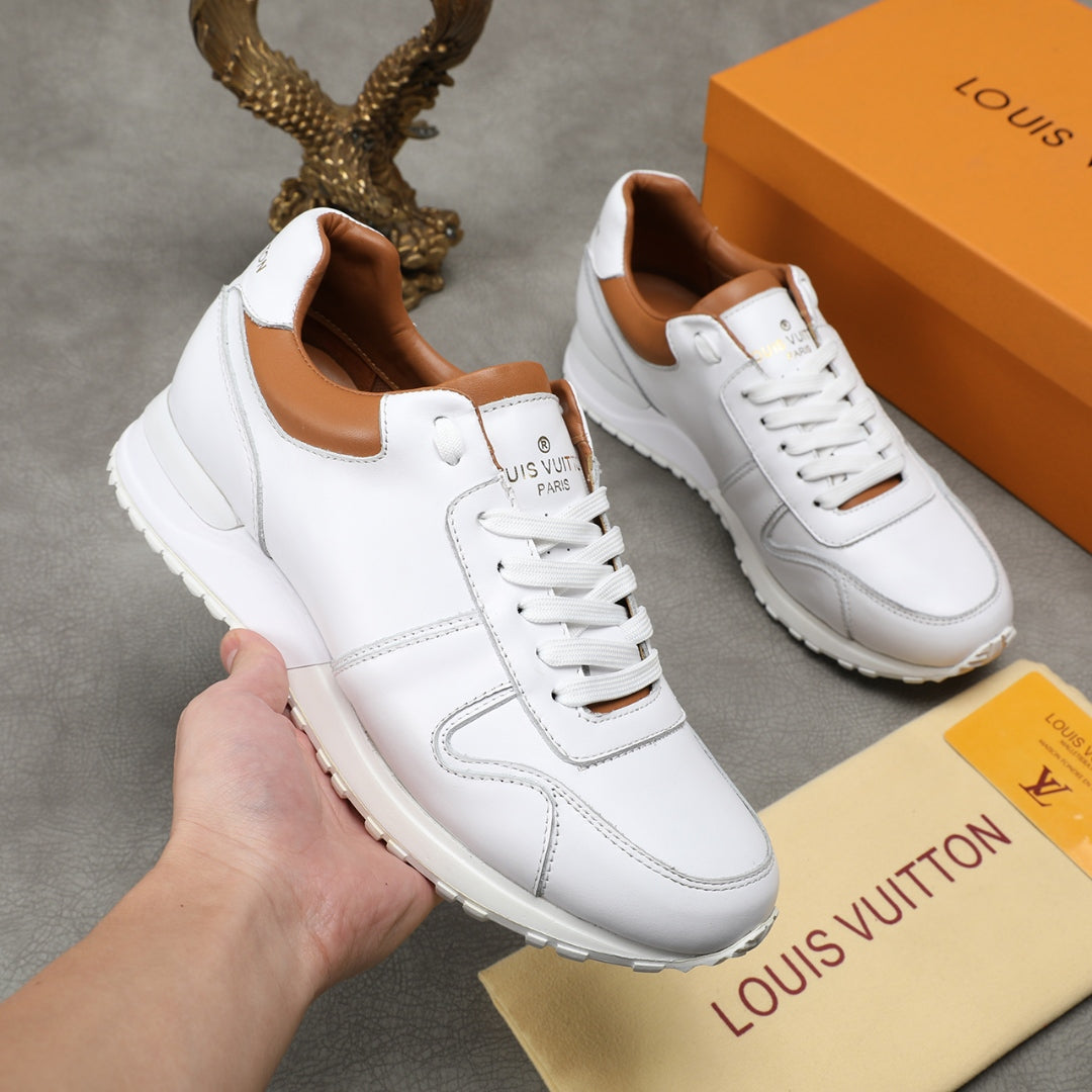 BL - LUV Run Away Low Top White Sneaker