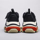 BL - Bla Triple S Black and Red Sneaker