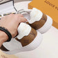 BL - LUV Casual Low White Brown Sneaker