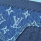LV Pochette Voyage MM Monogram Drip Blue By Nigo For Pre-Spring, Travel Accessories 27cm LV M45961