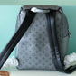 LV Discovery PM Backpack Monogram/Taiga Gunmetal Gray For Men, Bags, Backpack 15.7in/40cm LV M30835