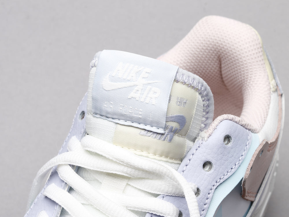 BL - AF1 Deconstructed White Blue Powder Macarons